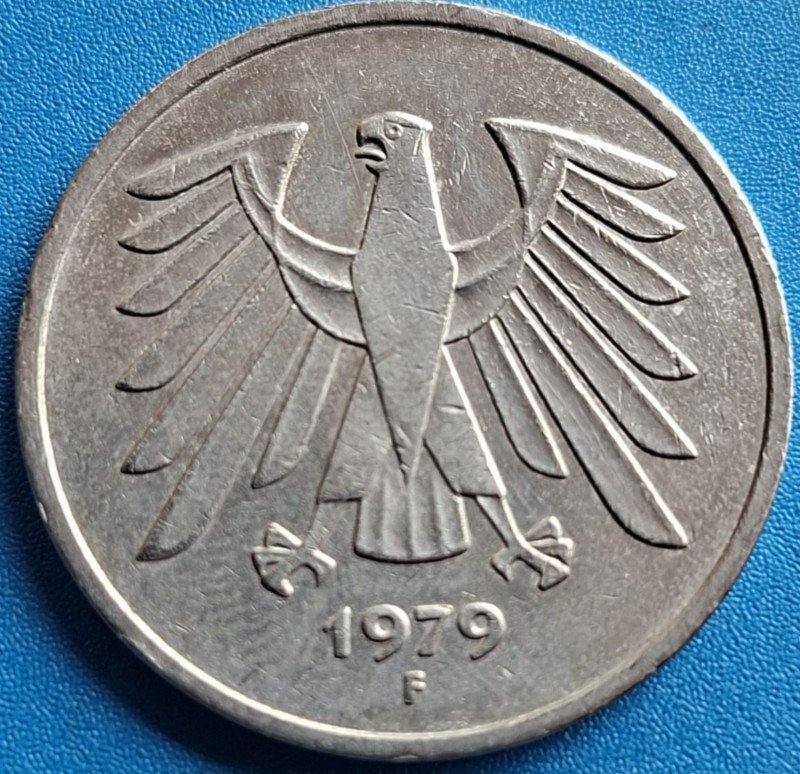 West Germany 5 Deutsche Mark – 1979 hover
