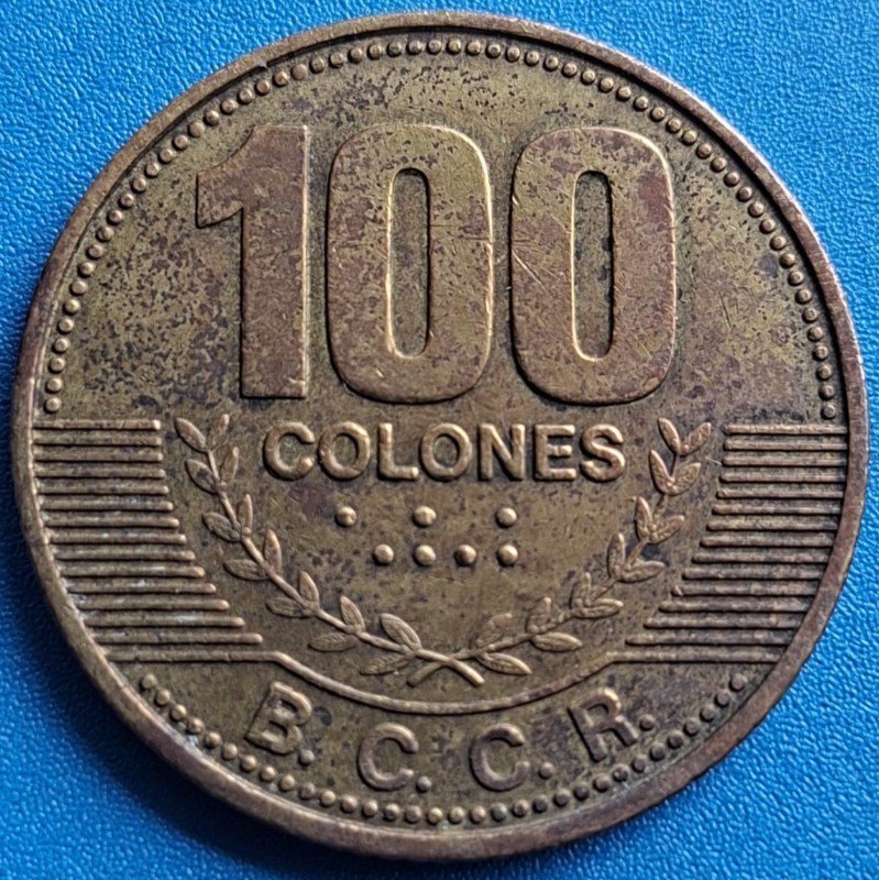 🪙 Costa Rica 100 Colones Coin – 2006 Vintage Collectible hover