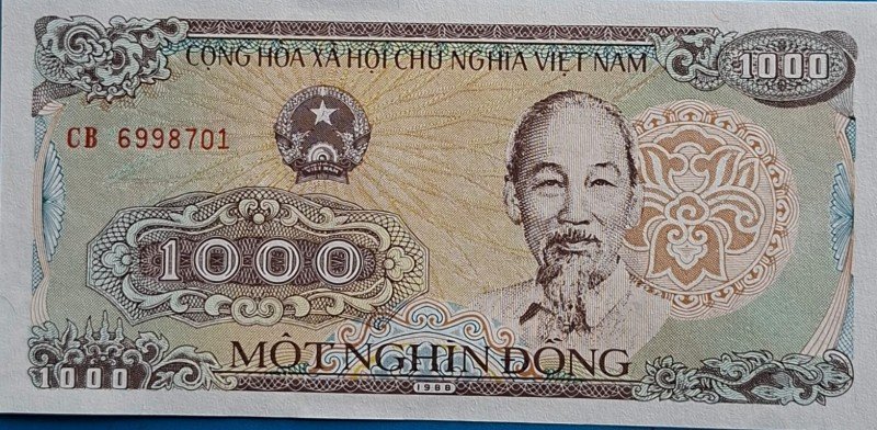 Vietnam 1,000 Đồng Banknote – Ho Chi Minh Portrait hover
