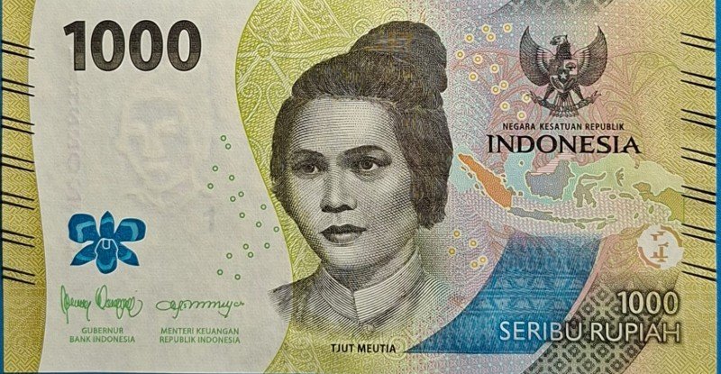 Indonesia 1,000 Rupiah Banknote (2022 Issue) hover