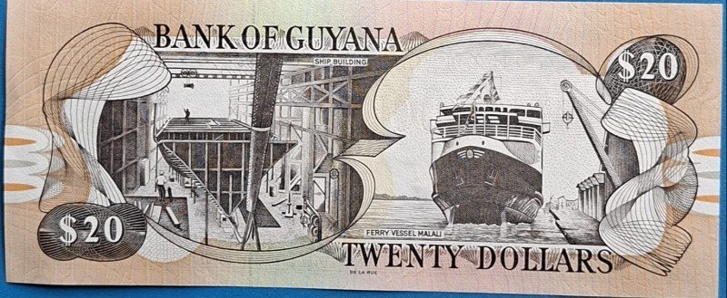 Guyana 20 Dollars Banknote