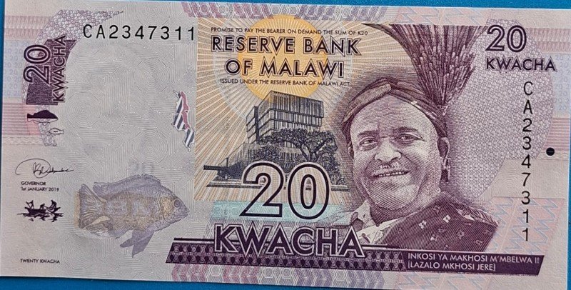 Malawi 20 Kwacha Banknote